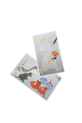 Moomin-themed postcards, 2 pcs (5012181)