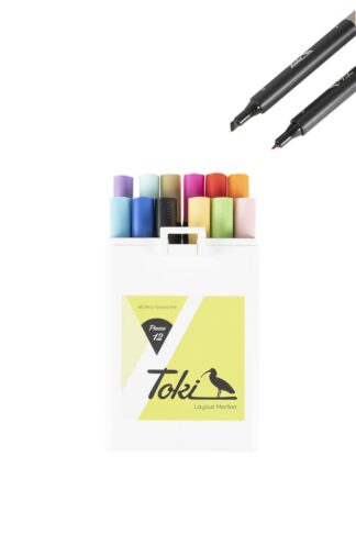 Toki Marker set, 12 pcs (5012121)