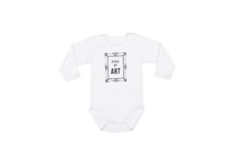 "Piece of Art" baby bodysuit