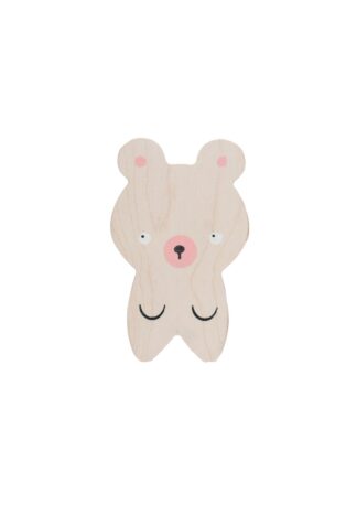 Wooden polar bear toy