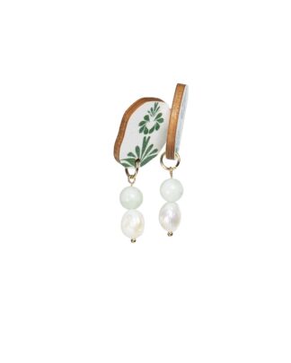 Ornaments Five Blossom earrings, green (5012374)